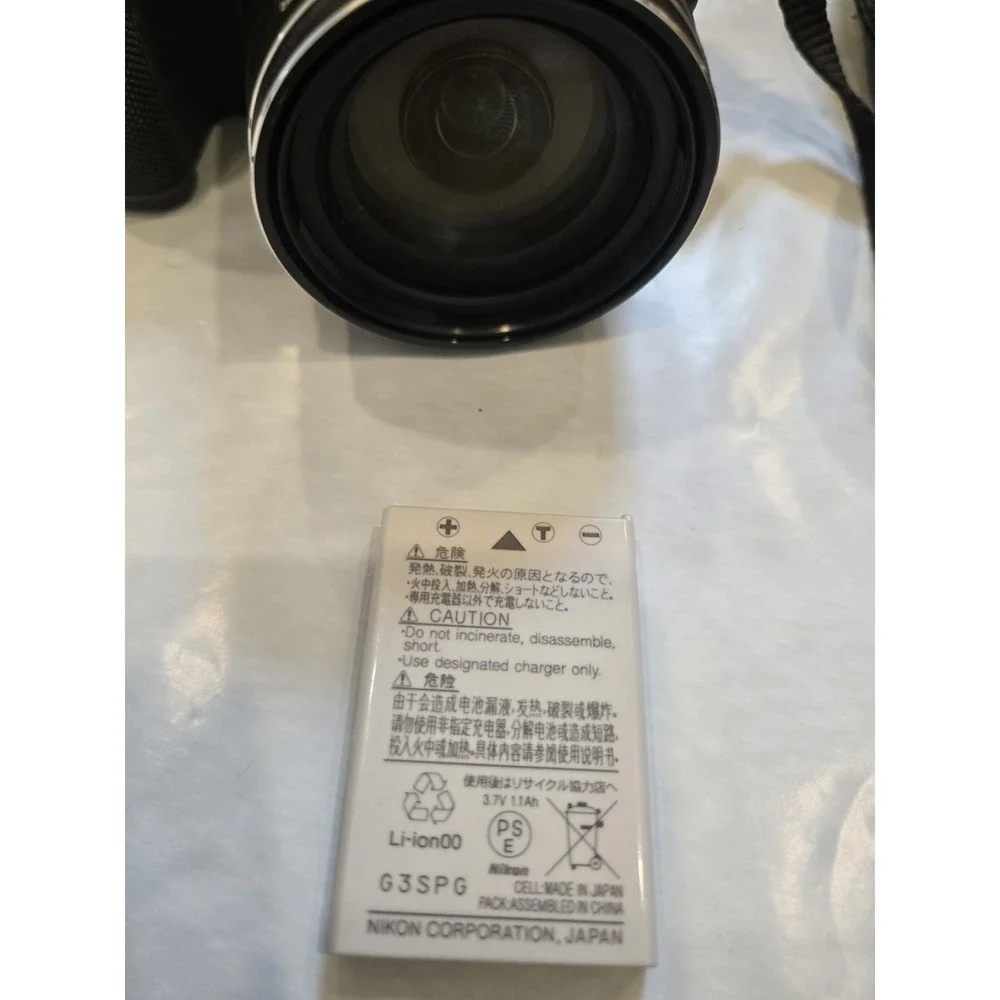 NIKON Coolpix P520 Digital Camera Black for PARTS/REPAIR - Black